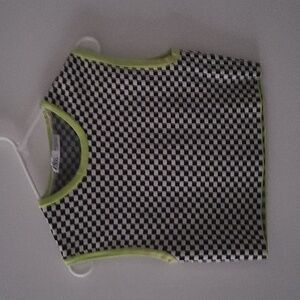 Zara Race Day Checkered Crop Top